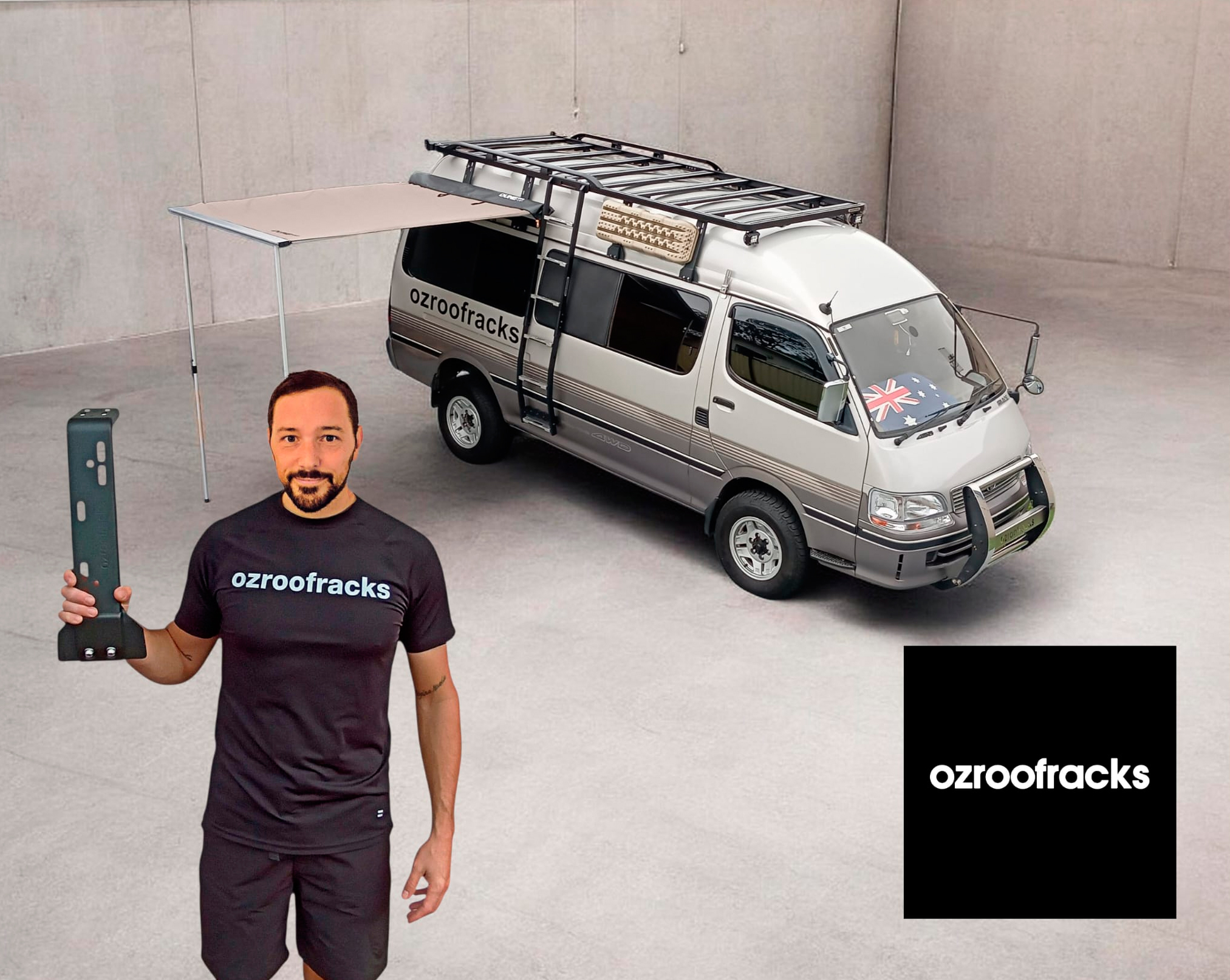 Ozroofracks | Roof Rack For Gutter Mount